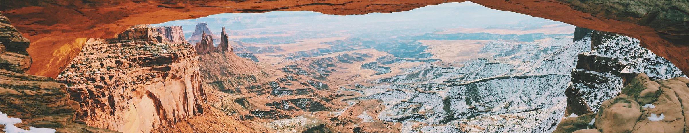 Vast and icy landscape